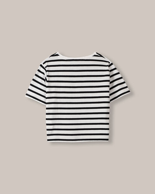 Playera Cropped Manga Corta